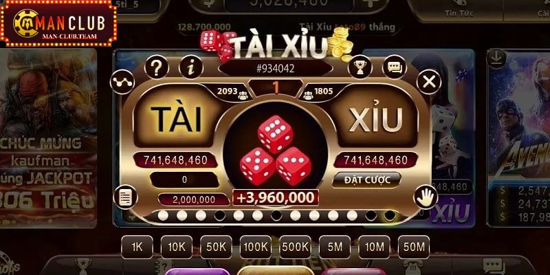 tài Xỉu Săn Hũ Manclub Tài Xỉu Săn Hũ Manclub là trò chơi không nên bỏ qua tại nhà cái