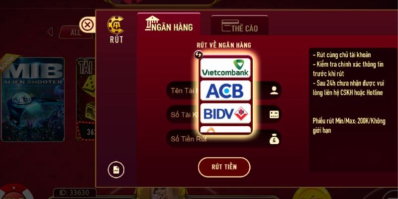 Cách rút tiền từ MANCLUB nhanh chóng và an toàn.