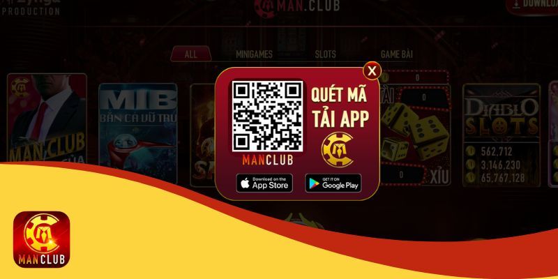 Tải app Manclub và trải nghiệm game mọi lúc mọi nơi